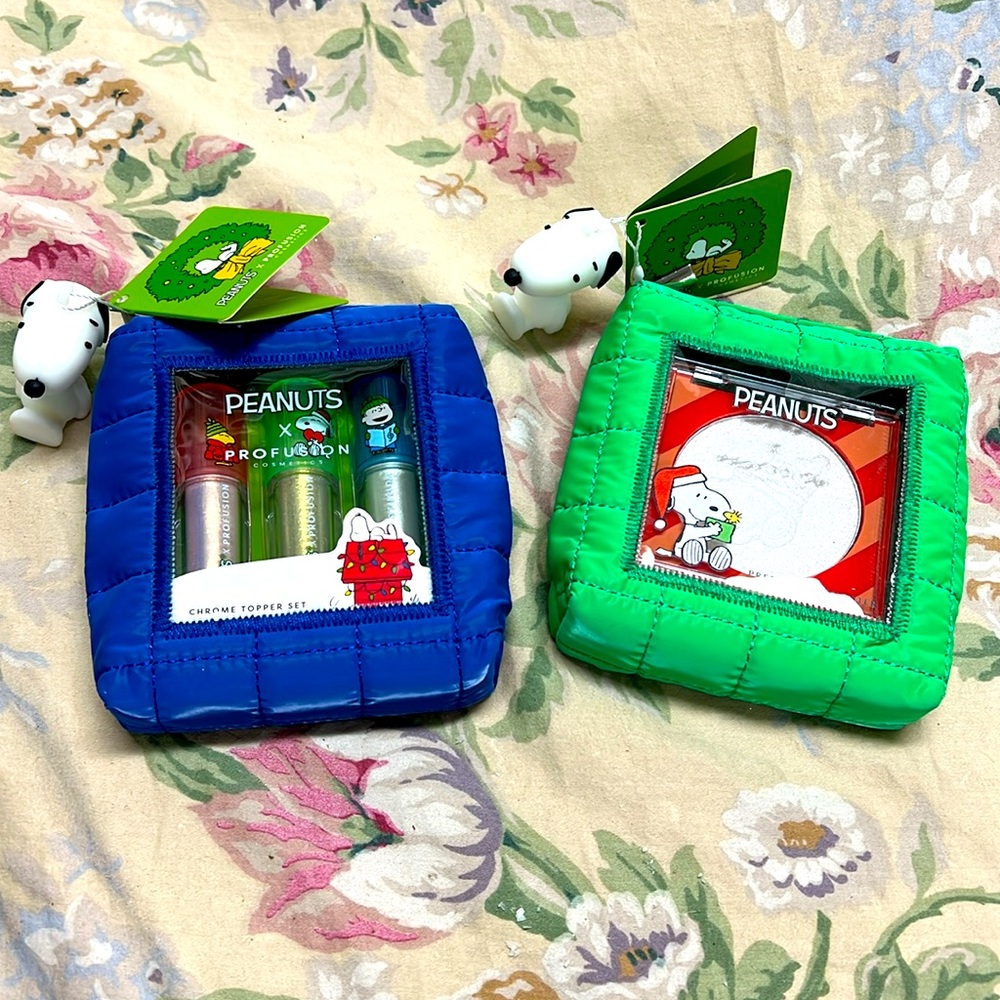 Peanuts, X profusion, cosmetics Chrome topper set & highlighter